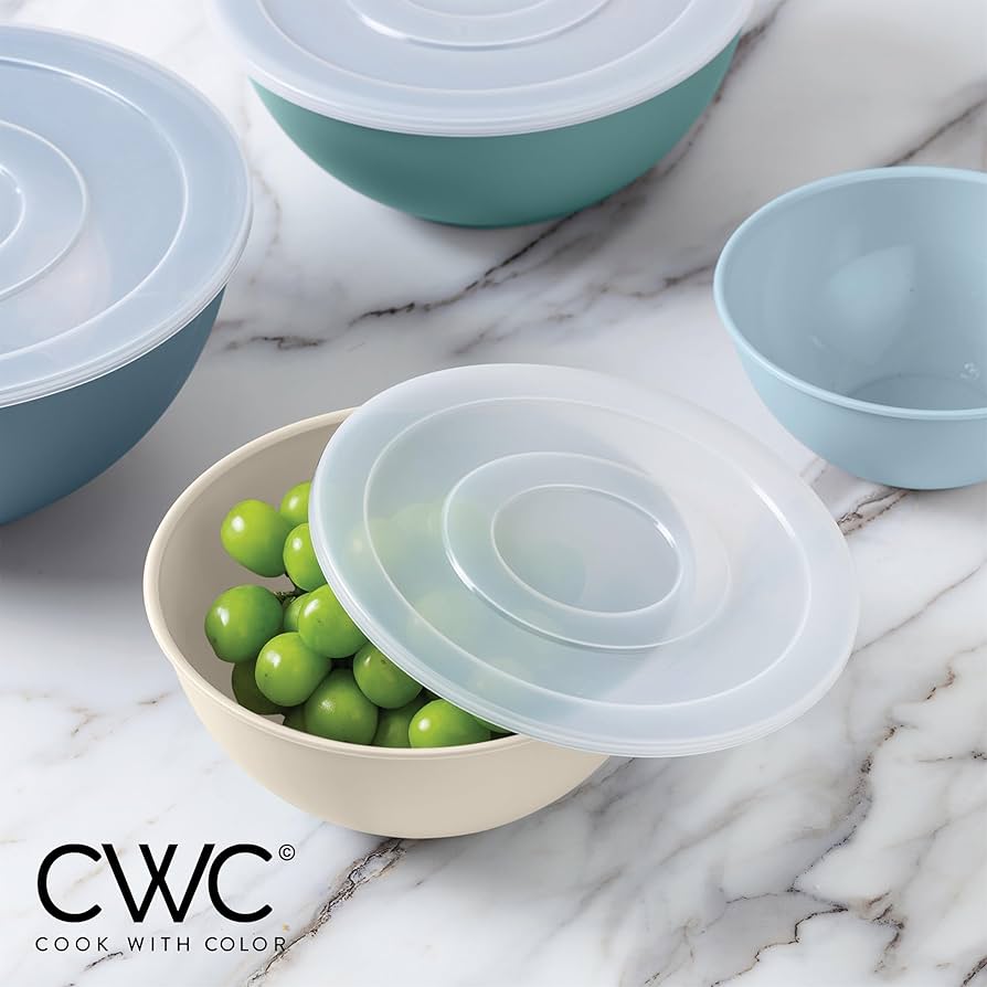   tenera　蓋付きボウル Amazon | COOK WITH COLOR プラスチックミキシングボウル 蓋付き